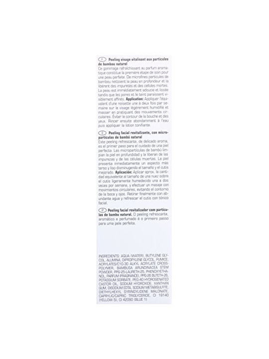 Scrub viso al bambï¿½ï¿½ Artdeco 50ml