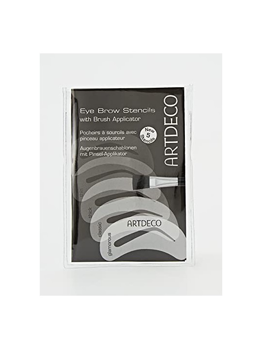 Stencil per sopracciglia Artdeco con pennello