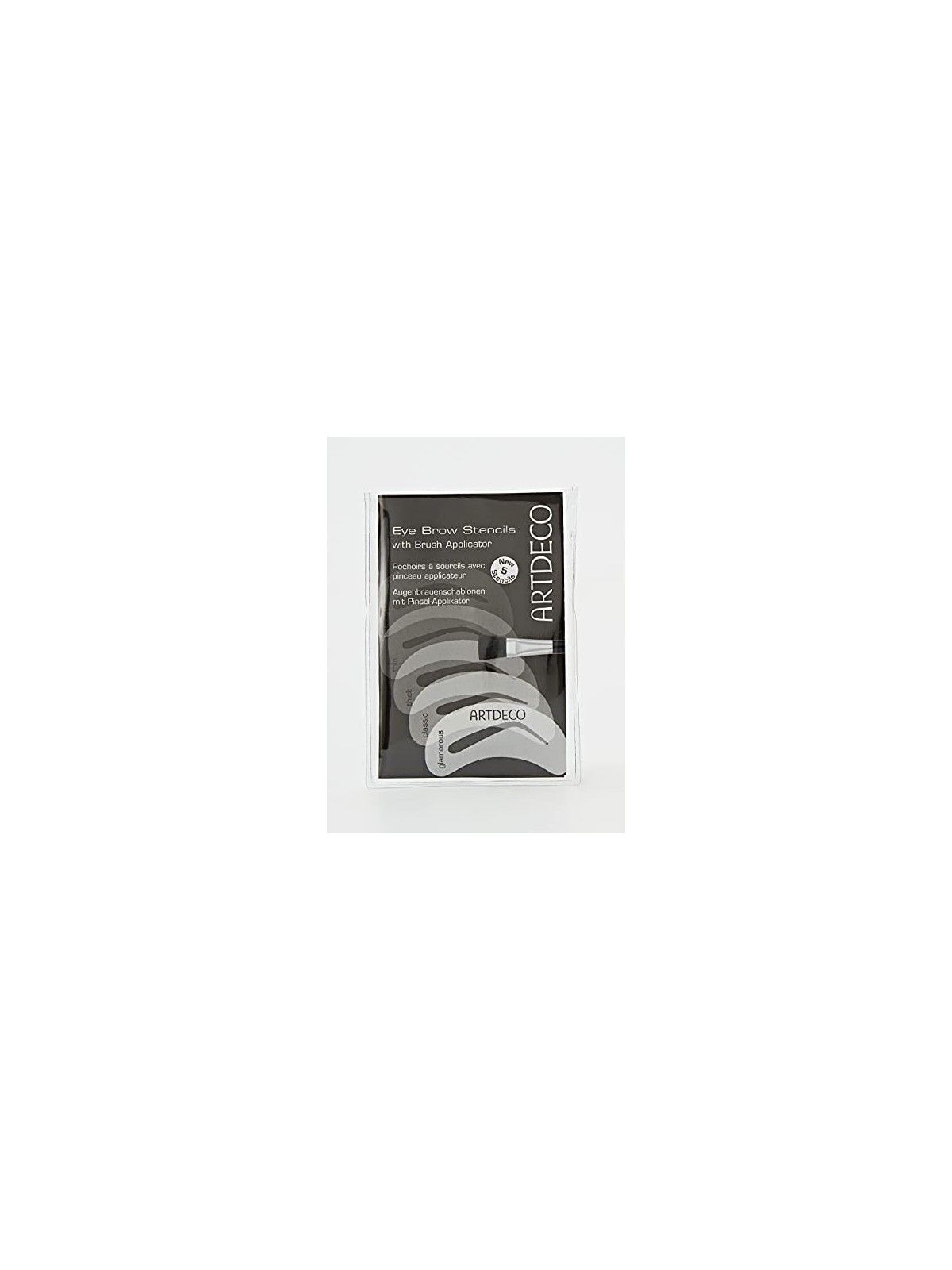 Stencil per sopracciglia Artdeco con pennello