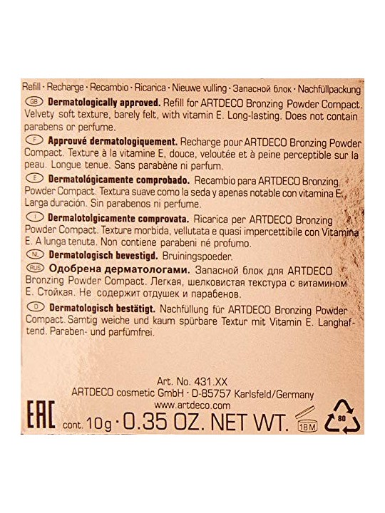 Bronzing Powder Compact Long-Lasting - Refill 10g Numero 30 Terracotta