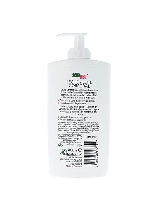Sebamed PIEL SECA Y SENSIBLE lociï¿½ï¿½n enriquecida 400ml unisex