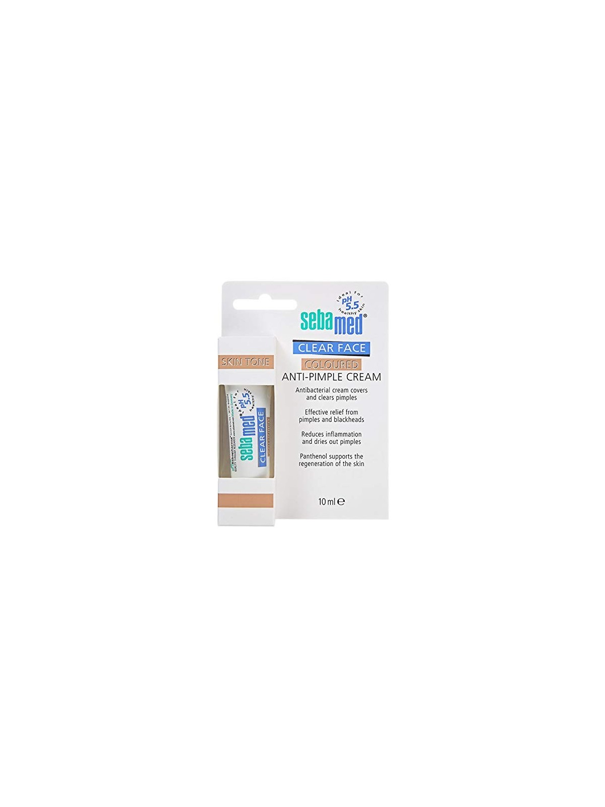 Crema antibrufoli colorata Clear Face 10ml