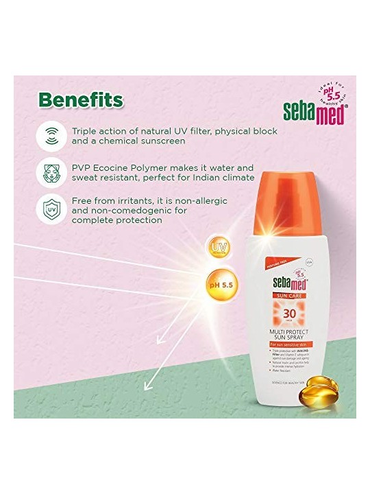 Sebamed Sun Care Multi Protect Lozione Solare SPF 30 donna 150ml