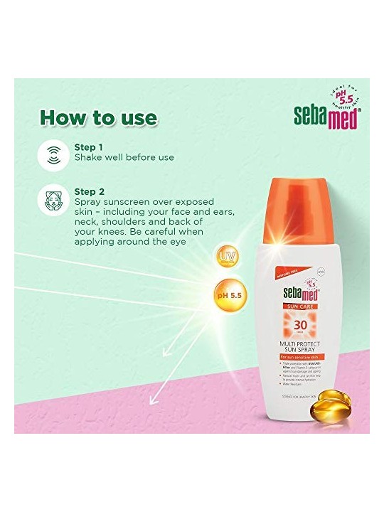 Sebamed Sun Care Multi Protect Lozione Solare SPF 30 donna 150ml