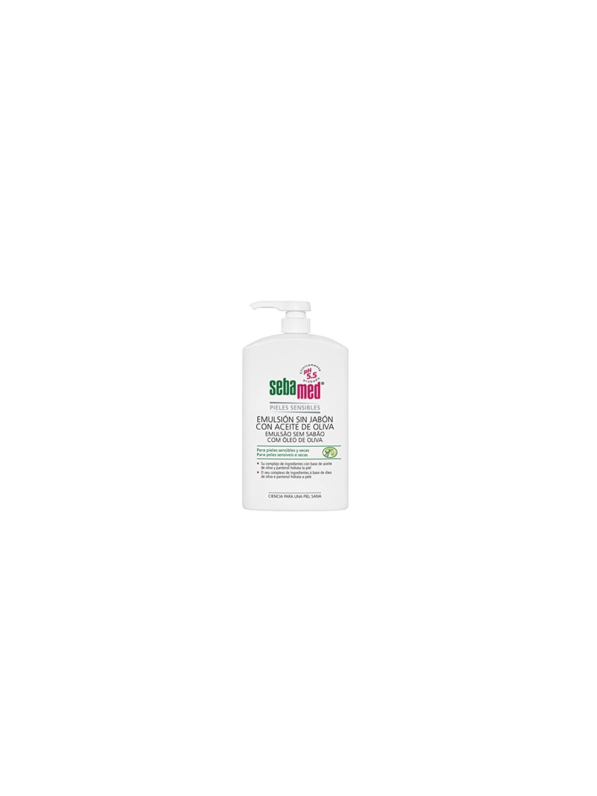 Sebamed EMULSIN SIN JABN gel de bao con aceite de oliva 1000ml unisex