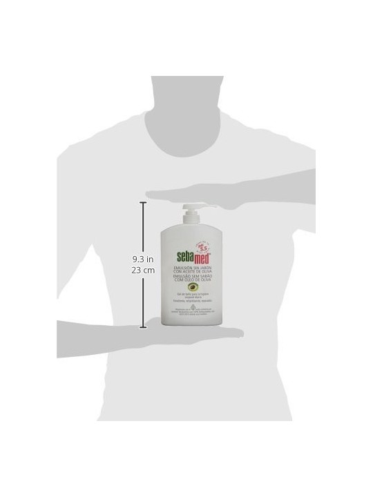 Sebamed EMULSIN SIN JABN gel de bao con aceite de oliva 1000ml unisex