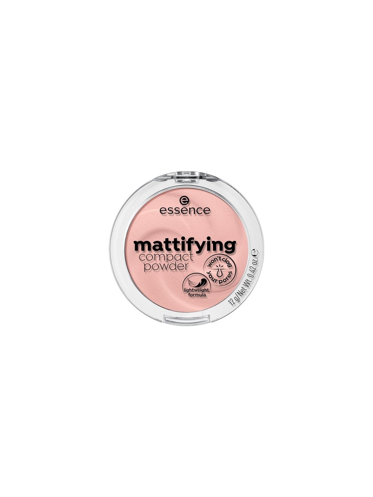 Essence Cipria Compatta Mattificante 12 g 10 Light Beige donna