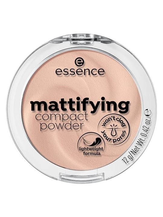 Essence Cipria compatta opacizzante 12 g donna  11 Pastel Beige