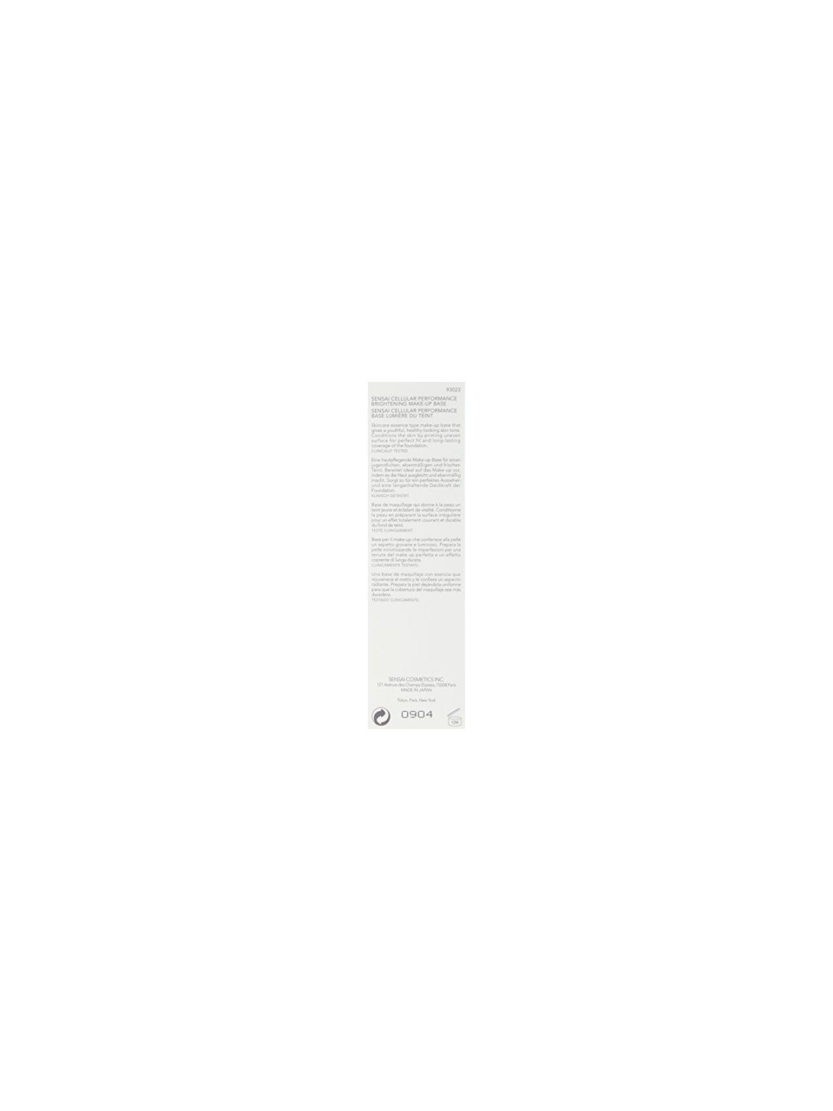 Sensai Cp Brightening Make-Up Base SPF15 donna 30ml
