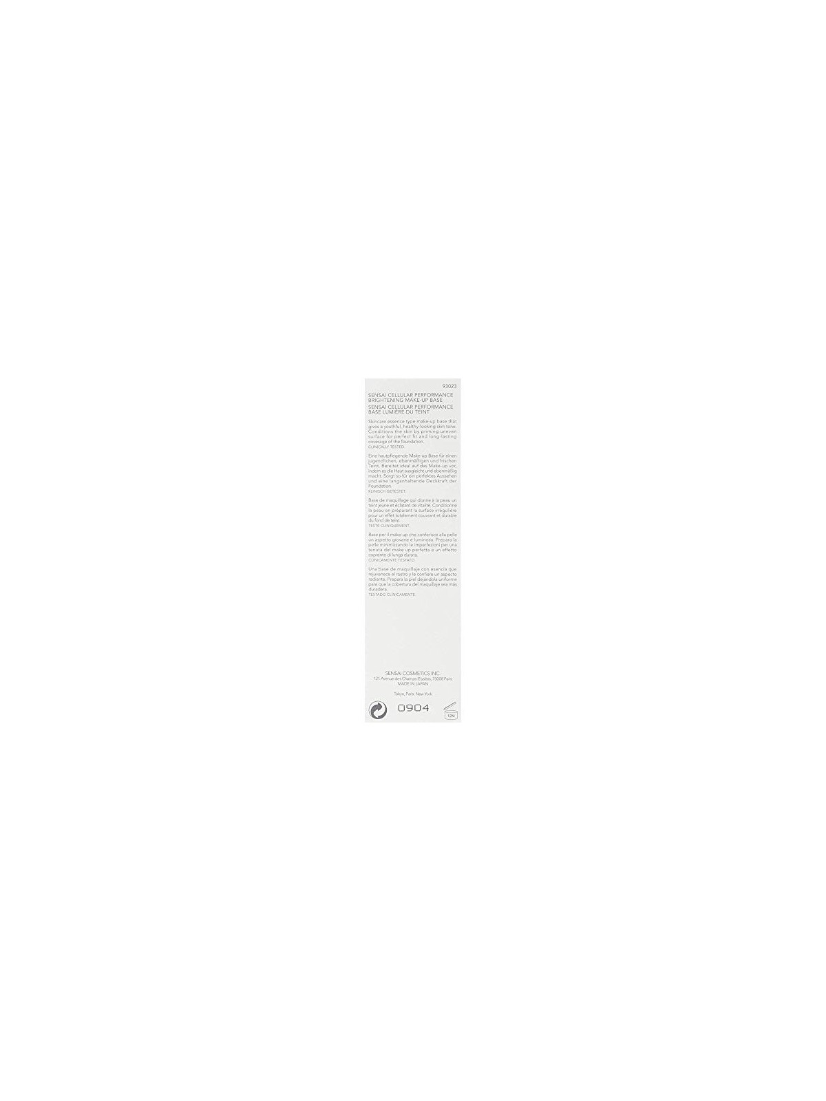 Sensai Cp Brightening Make-Up Base SPF15 donna 30ml