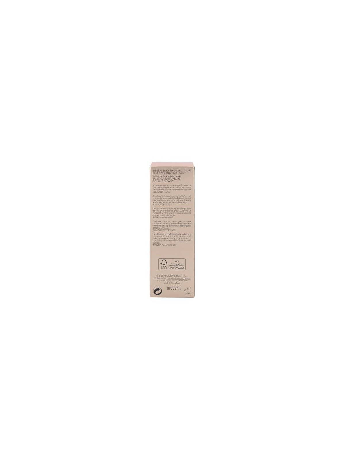Sensai SILKY BRONZE autoabbronzante viso 50ml