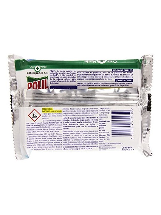 Polil POLIL profumatore antitarme colonia x 2 unit unisex