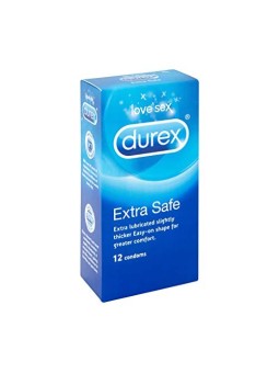 DUREX Preservativi extra sicuri pi spessi con pi gel 12 pz