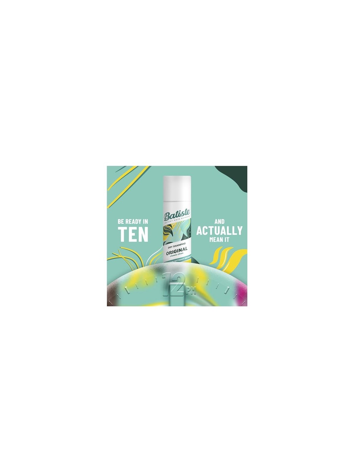 Batiste Shampoo secco originale con una fragranza pulita e classica donna 50ml
