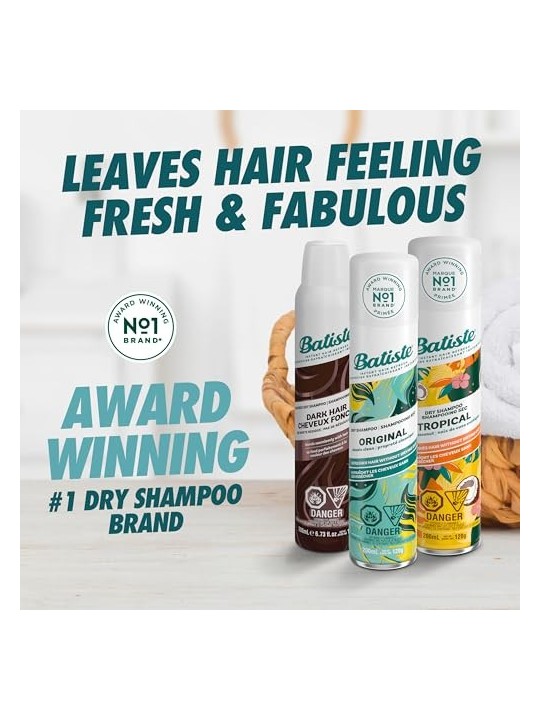 Batiste Shampoo Secco Plus Volume Celeste donna 200ml