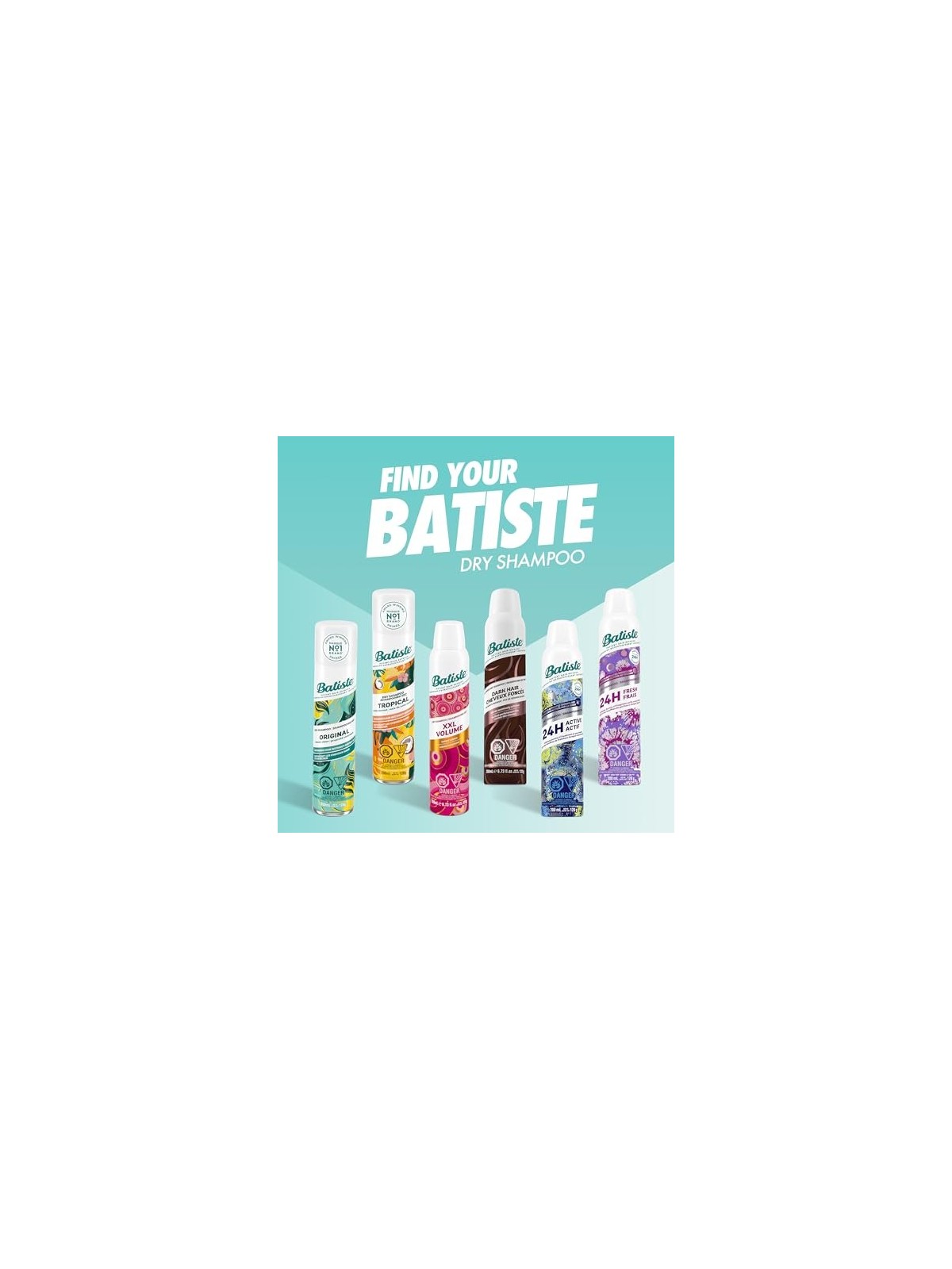 Batiste Shampoo Secco Plus Volume Celeste donna 200ml