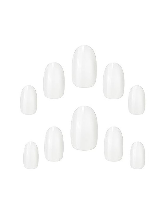 Unghie Elegant Touch TOTALLY BARE ovali con colla 48 unit donna