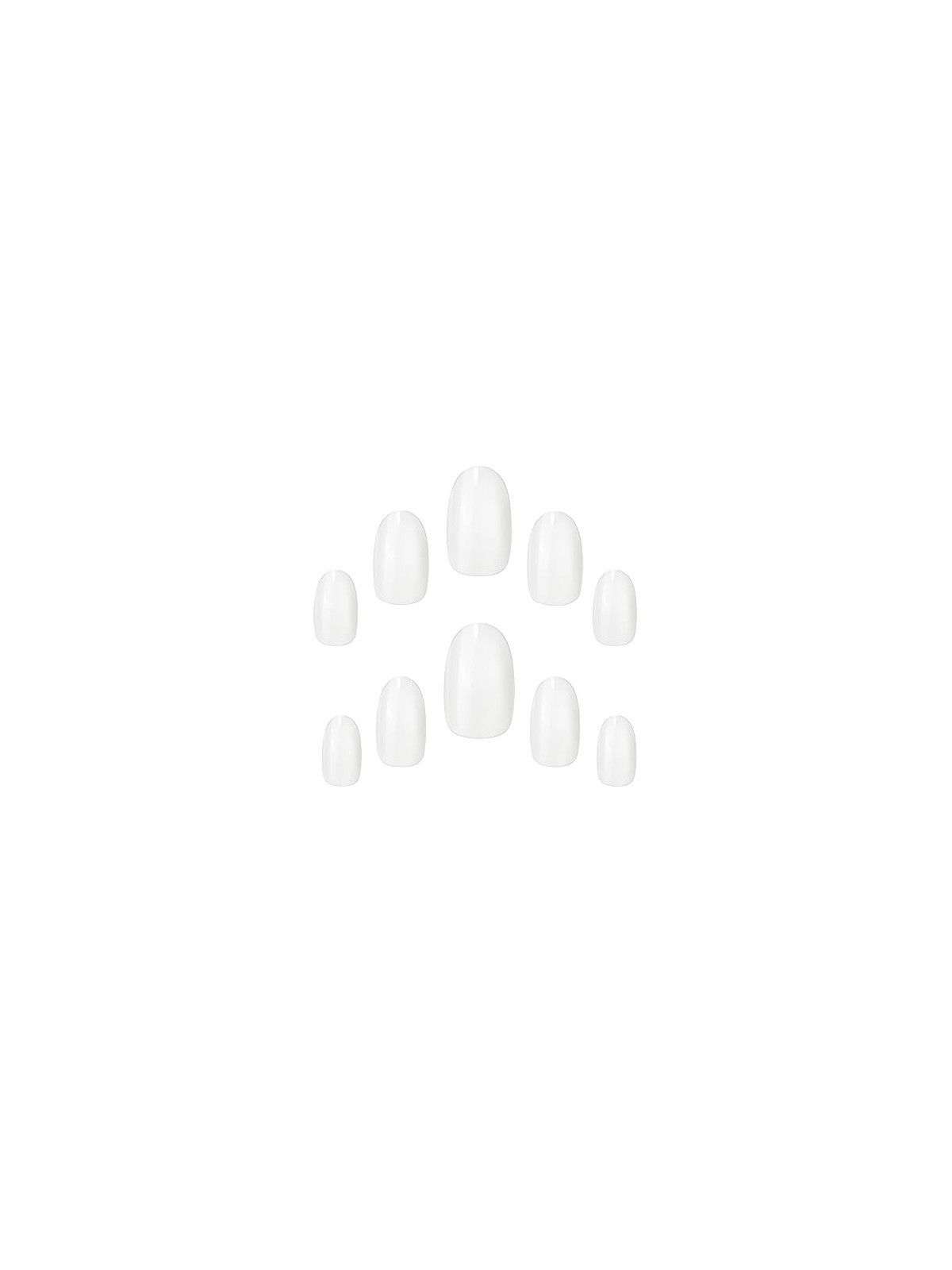 Unghie Elegant Touch TOTALLY BARE ovali con colla 48 unit donna