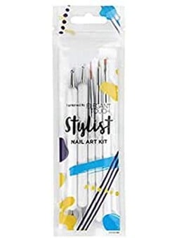 Elegant Touch Kit Strumenti Stilista per Nail Art 5 pezzi donna