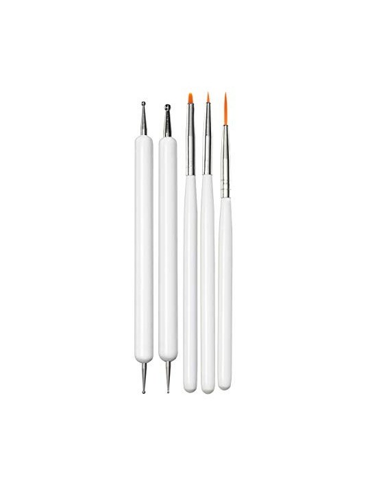 Elegant Touch Kit Strumenti Stilista per Nail Art 5 pezzi donna