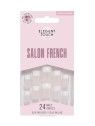 Unghie Elegant Touch FRENCH rosa quadrata 103M 24 unitï¿½ï¿½