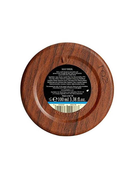 Dear Barber Matt Cream Capelli Mattifier 100 ml uomo