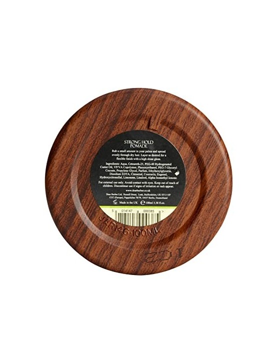 Dear Barber Pomata Fissaggio Forte Gel per capelli uomo 100ml