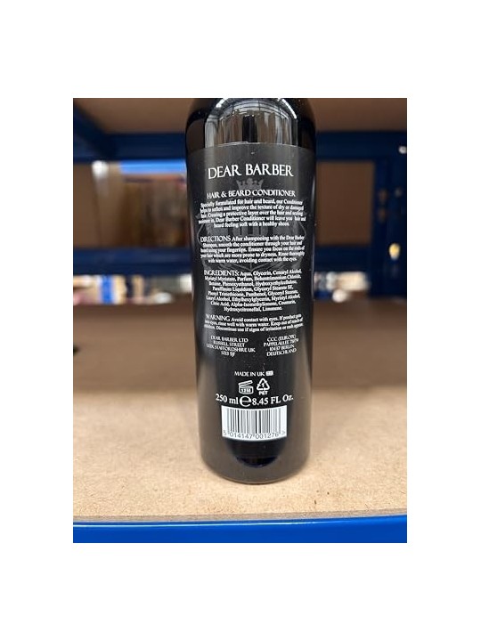 DEAR BARBER Conditioner balsamo rinforzante per capelli e barba 250ml