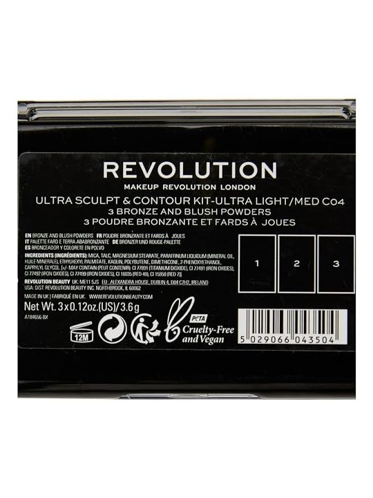 Revolution Make Up ULTRA SCULPT e CONTOUR ULTRA light/medium C04