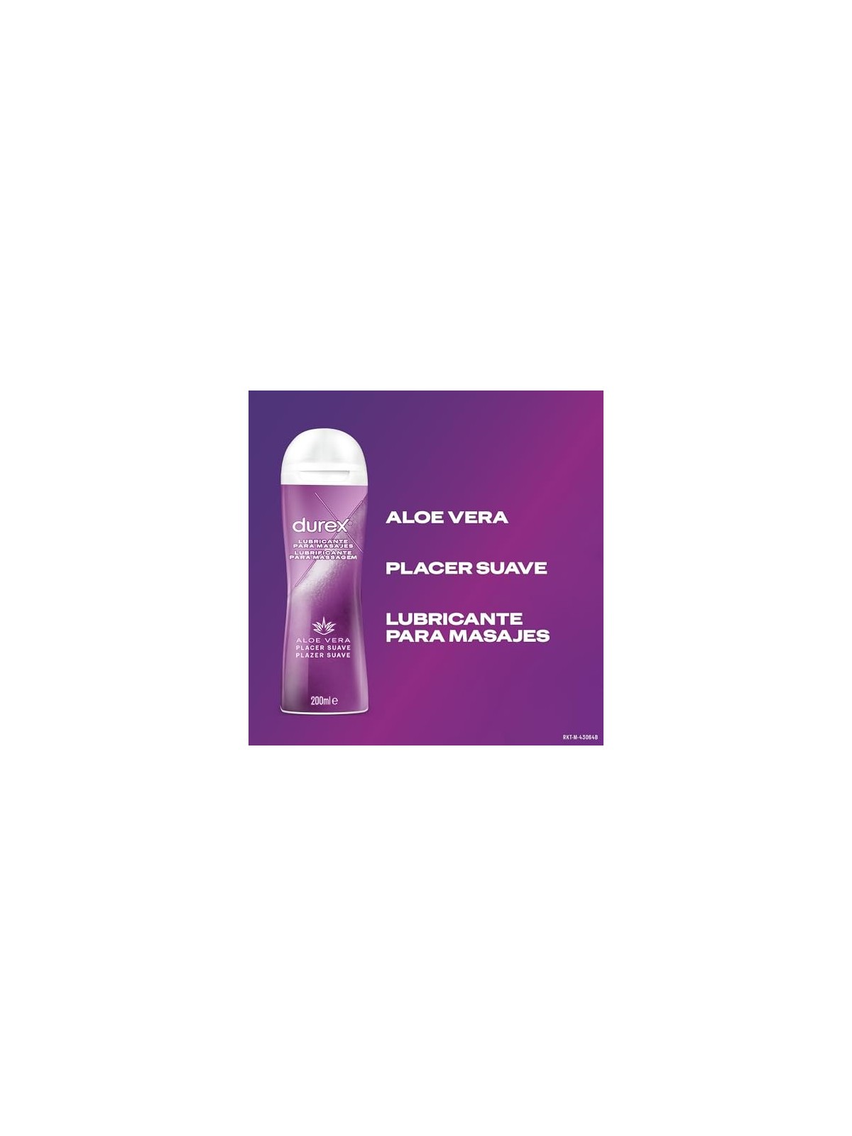 Durex PLAY MASSAGE ALOE VERA gel da massaggio e lubrificante 200ml unisex