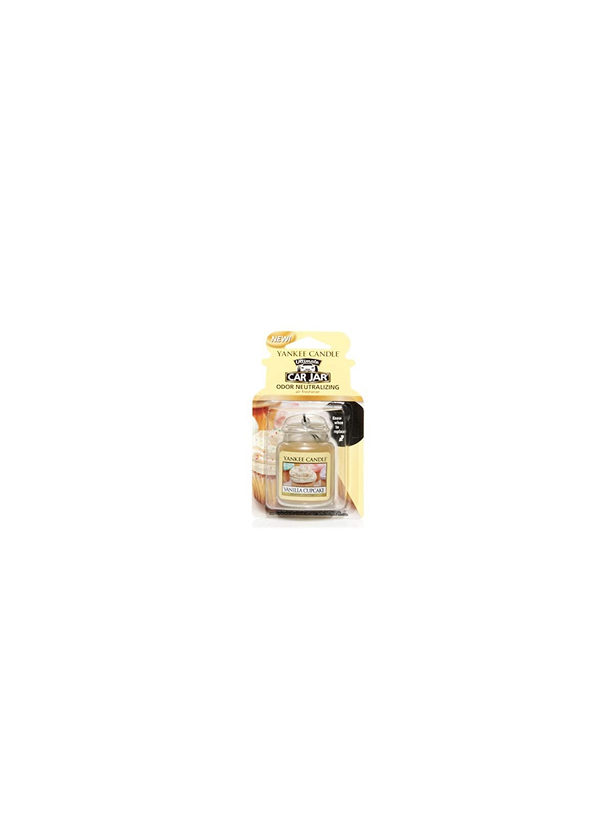 Yankee Candle Vanilla Cupcake Car Jar