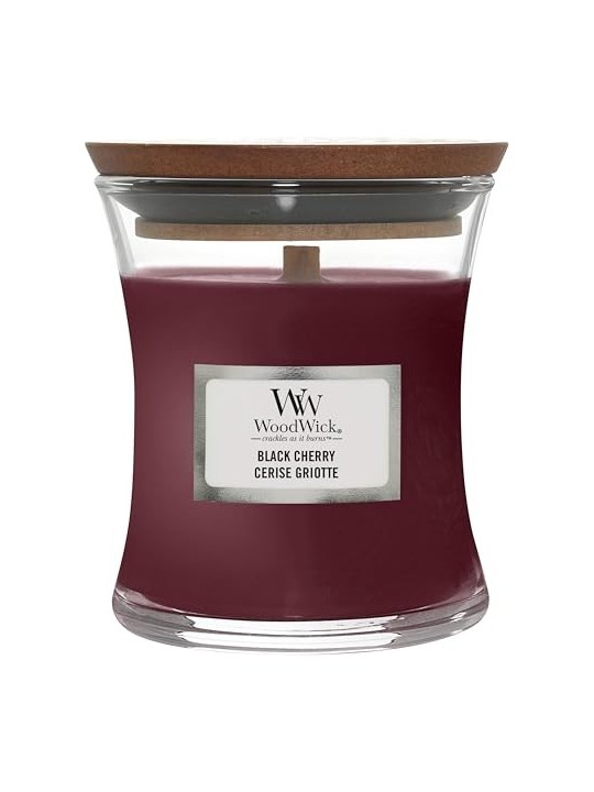 WoodWick Black Cherry Scented Candle 85.0g