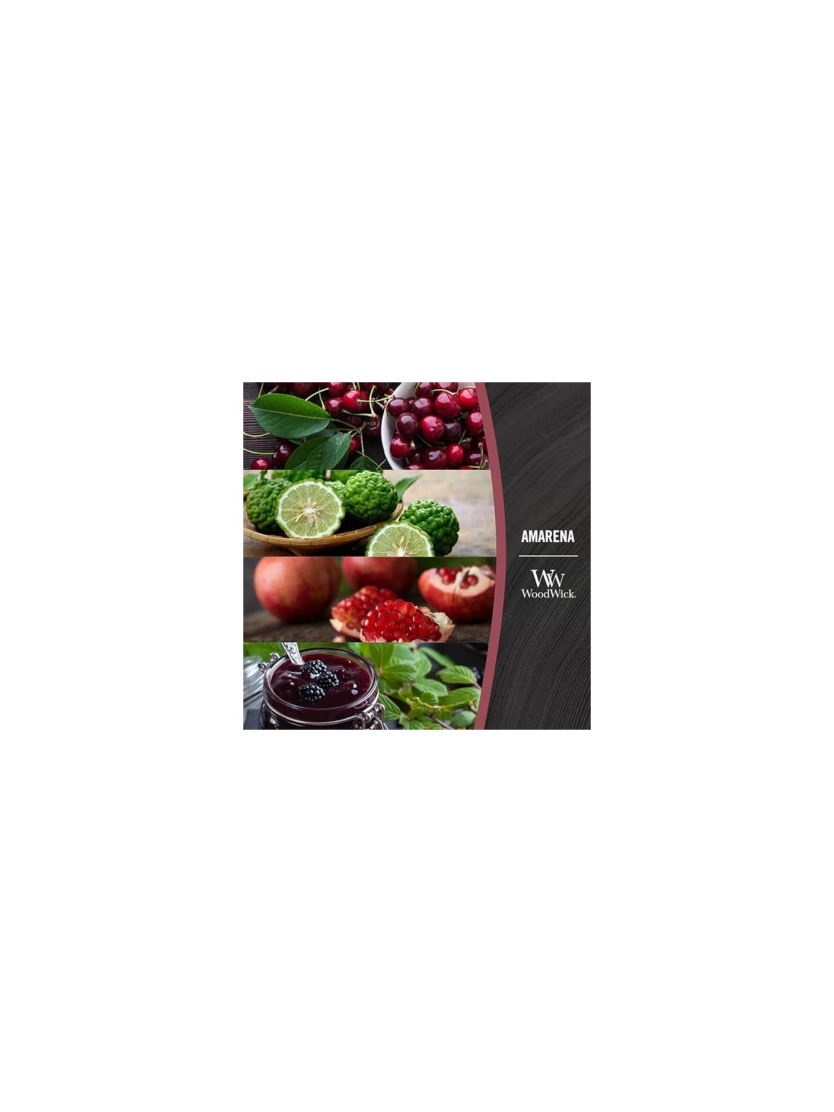 WoodWick Black Cherry Scented Candle 85.0g