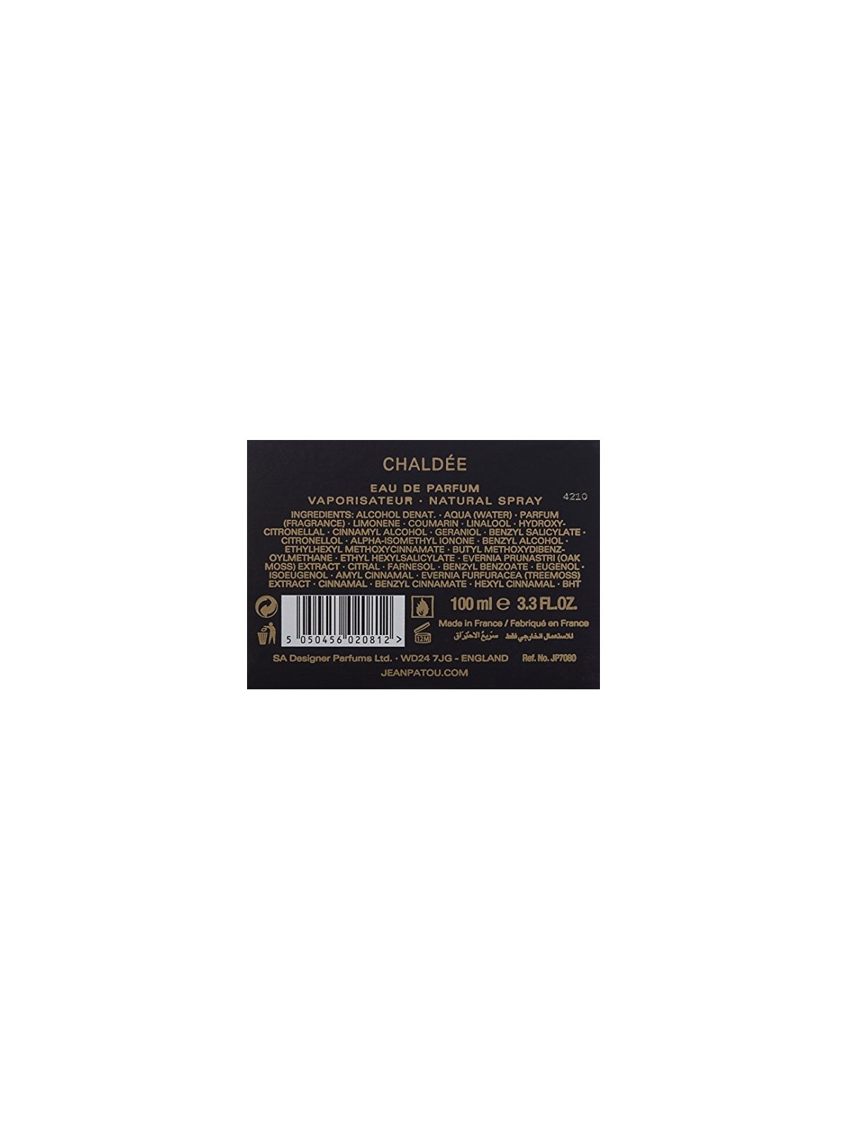 Jean Patou Collezione Hï¿½ï¿½ritage Chaldï¿½ï¿½e EDP 100ml