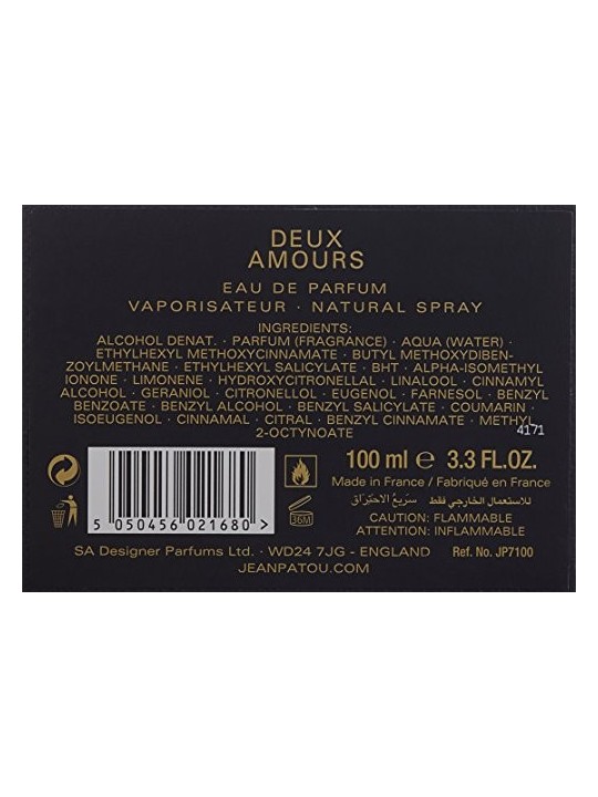 Jean Patou Collezione Hï¿½ï¿½ritage Deux Amours EDP 100ml