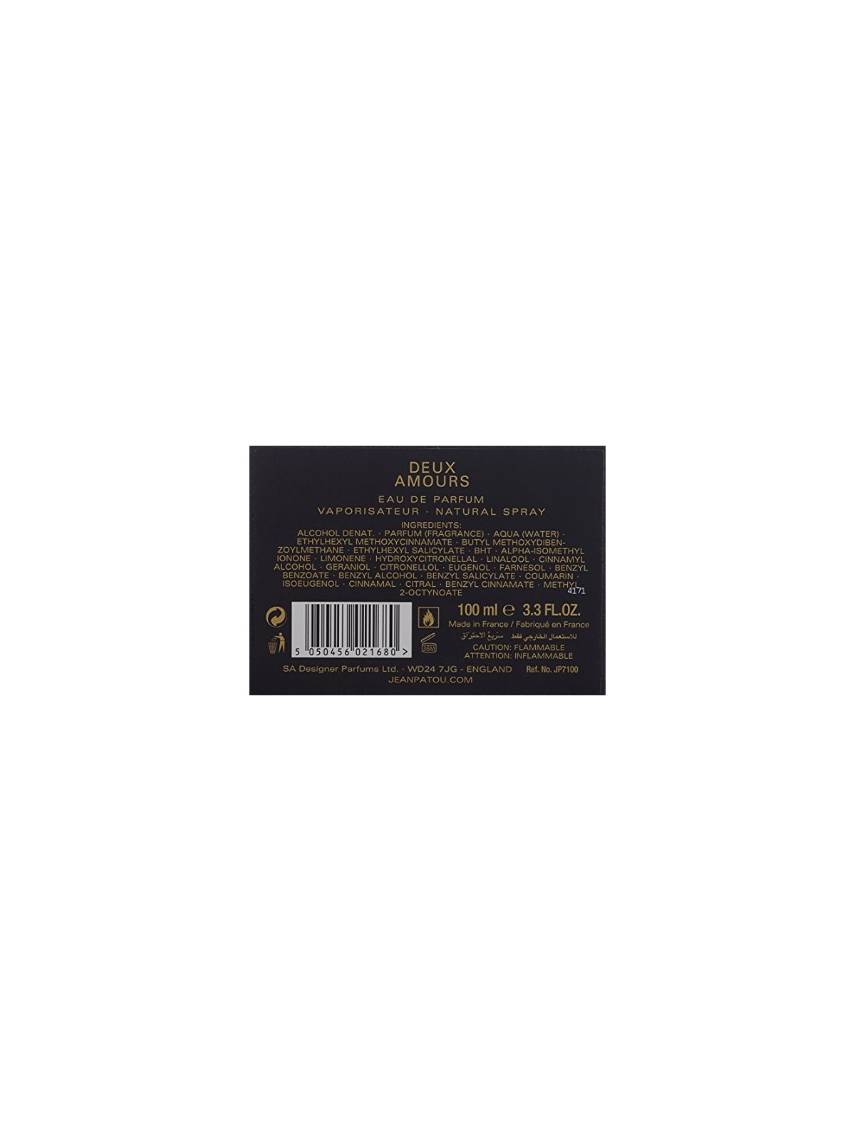 Jean Patou Collezione Hï¿½ï¿½ritage Deux Amours EDP 100ml