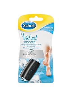 Scholl Scholl Velvet Smooth 2pz Testina sostitutiva in una lima per unghie elettrica donna
