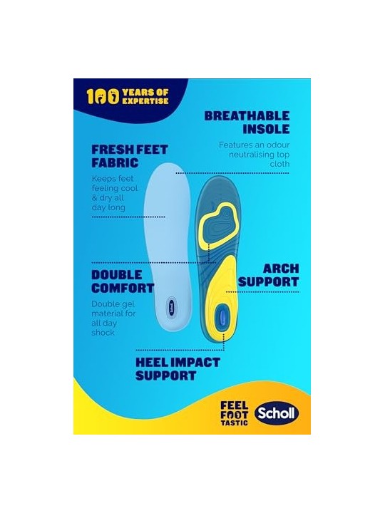 Scholl Gel Active Everyday 1 paio Solette in gel da donna
