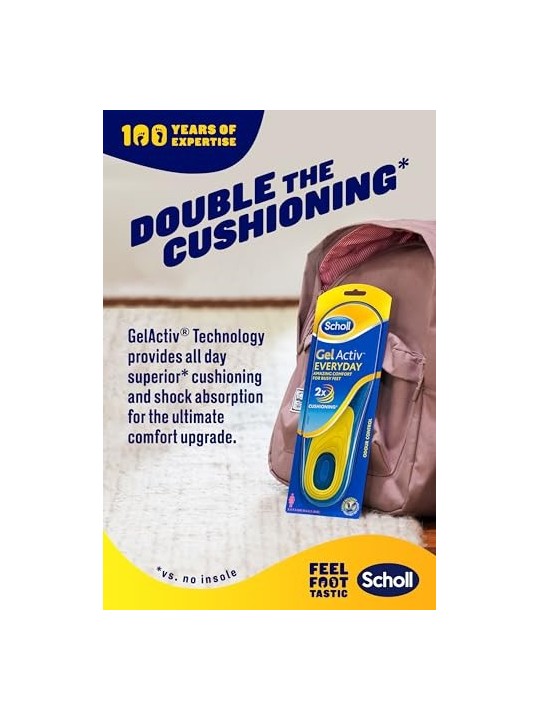 Scholl Gel Active Everyday 1 paio Solette in gel da donna
