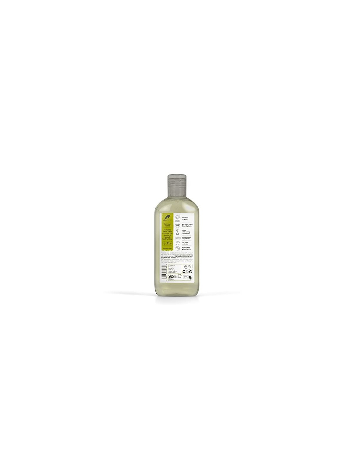 Dr Organic BIOACTIVE ORGANICO shampoo albero del t 265ml unisex Dr. Organic www.essenzetotalstyle.com 
