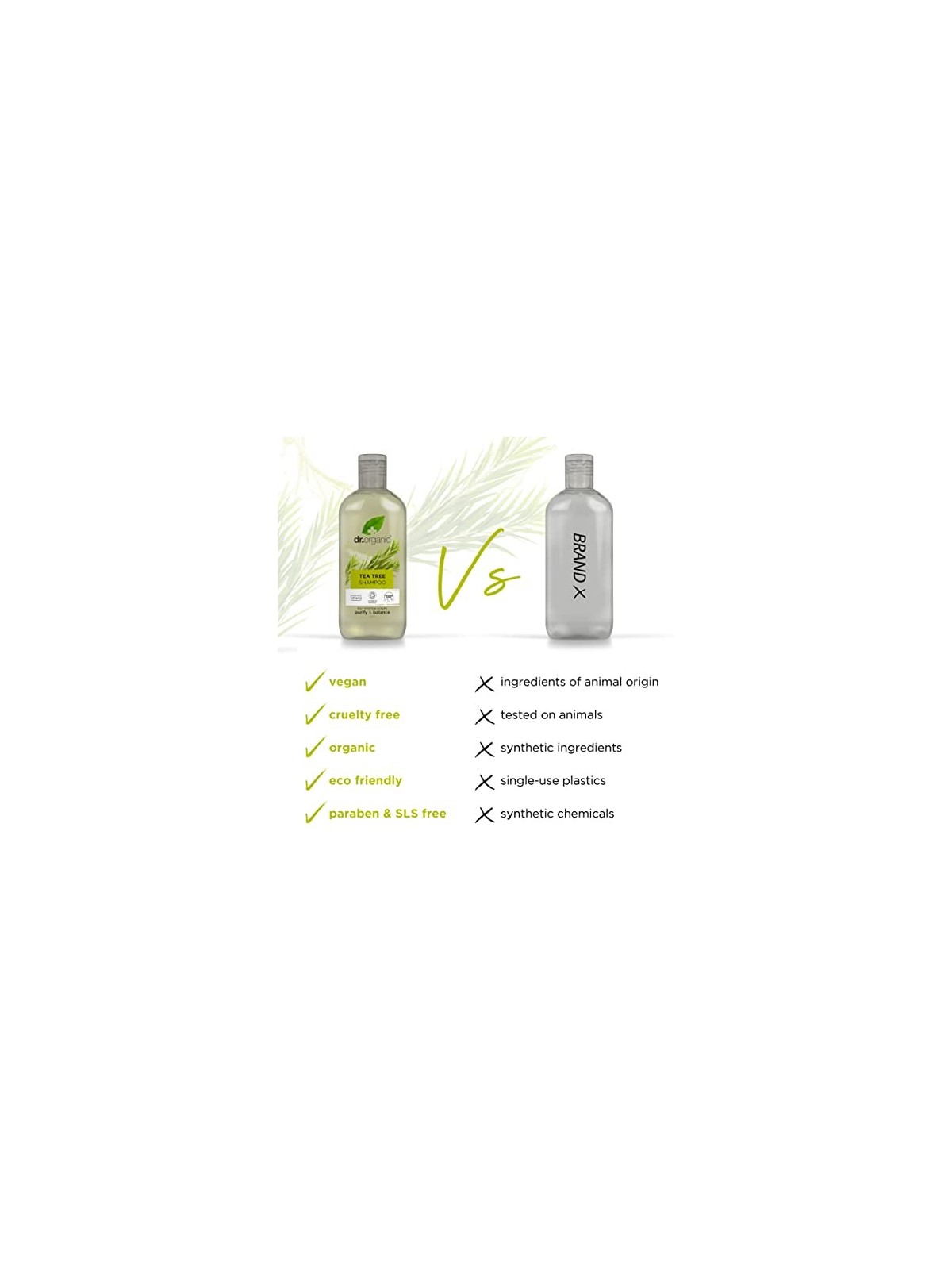 Dr Organic BIOACTIVE ORGANICO shampoo albero del t 265ml unisex Dr. Organic www.essenzetotalstyle.com 