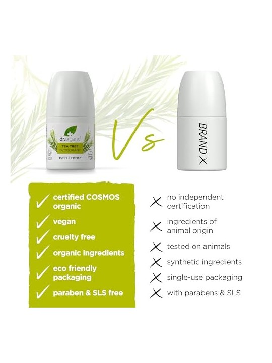 Deodorante roll-on albero del tï¿½ï¿½ 50ml unisex