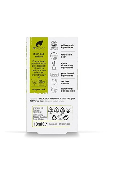 BIOATTIVO ORGANICO Tea Tree Olio Puro 10ml Unisex