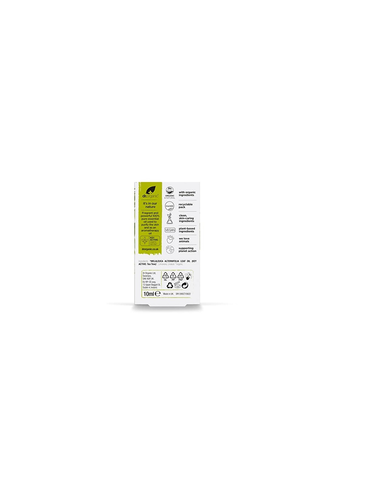 BIOATTIVO ORGANICO Tea Tree Olio Puro 10ml Unisex