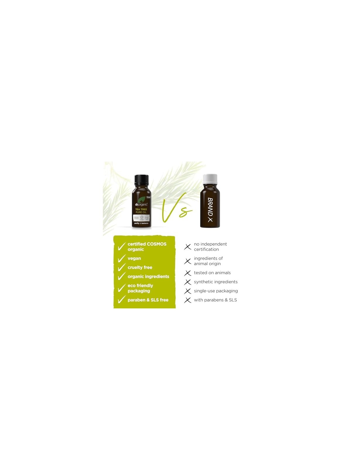 BIOATTIVO ORGANICO Tea Tree Olio Puro 10ml Unisex