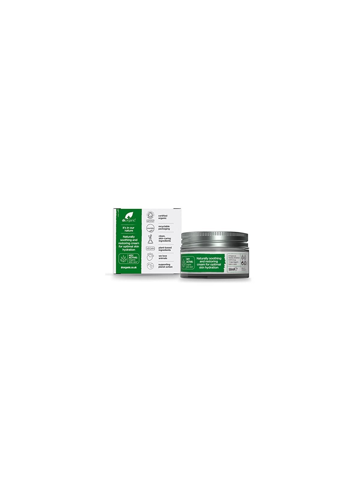 Dr Organic ALOE VERA crema concentrata 50ml unisex