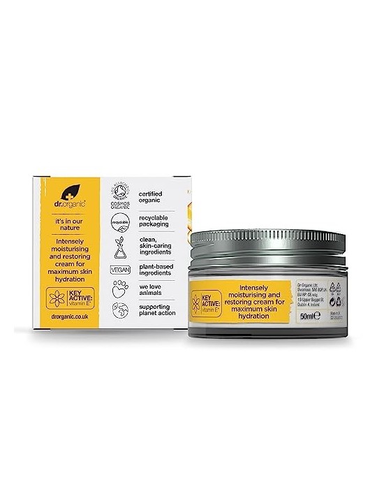 Crema idratante intensa con vitamina E per viso e corpo