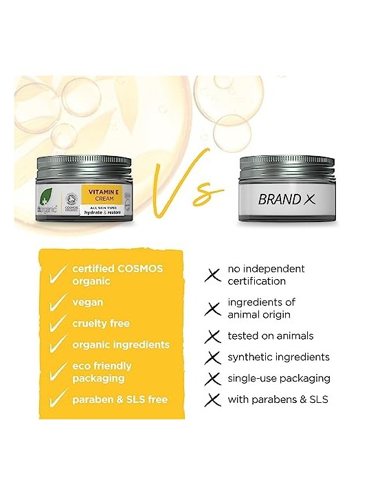 Crema idratante intensa con vitamina E per viso e corpo