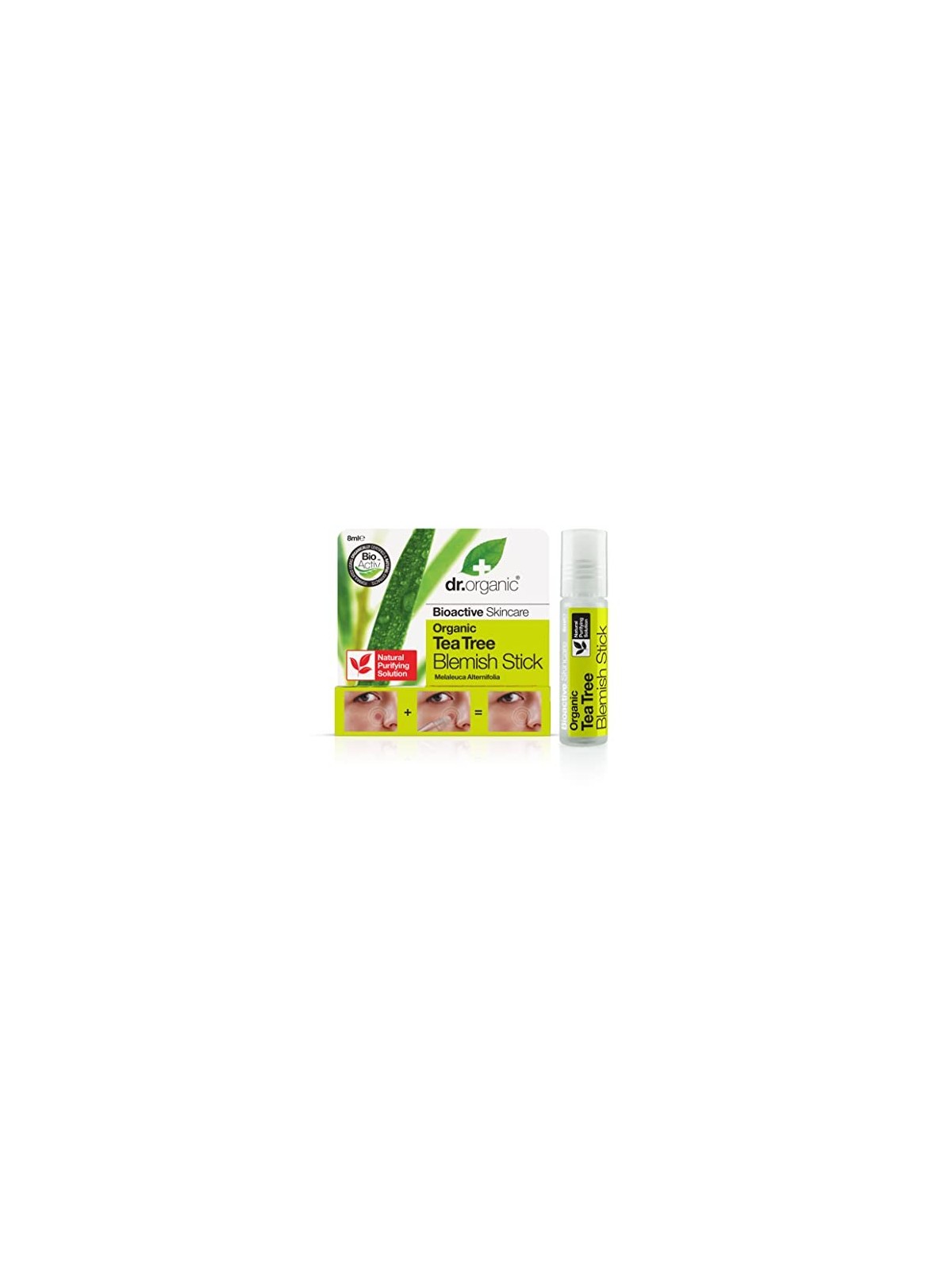 Dr Organic Tea Tree Stick per acne 8ml unisex
