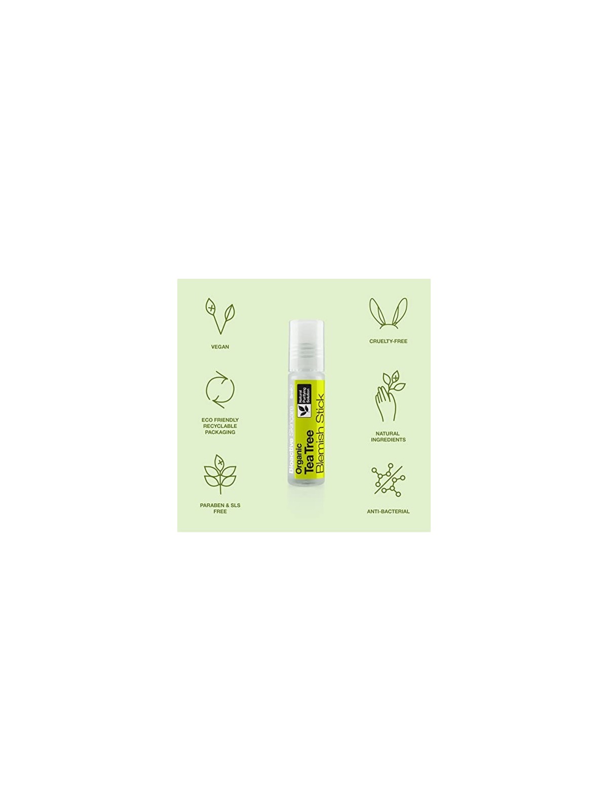 Dr Organic Tea Tree Stick per acne 8ml unisex